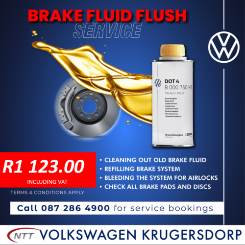 BRAKE FLUID FLUSH SERVICE image from NTT Volkswagen