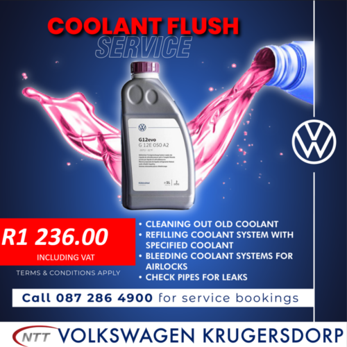 COOLANT FLUSH SERVICE image from NTT Volkswagen