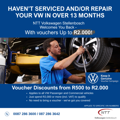 HAVEN’T SERVICED AND/OR REPAIR YOUR VW IN OVER 13 MONTHS image from NTT Volkswagen
