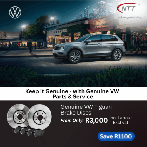 Genuine VW Tiguan Brake Discs image from NTT Volkswagen