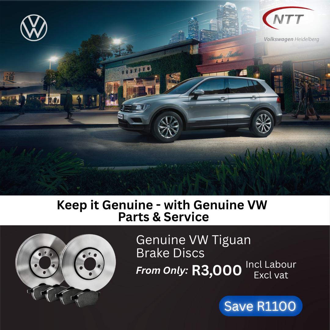 Genuine VW Tiguan Brake Discs image from NTT Volkswagen