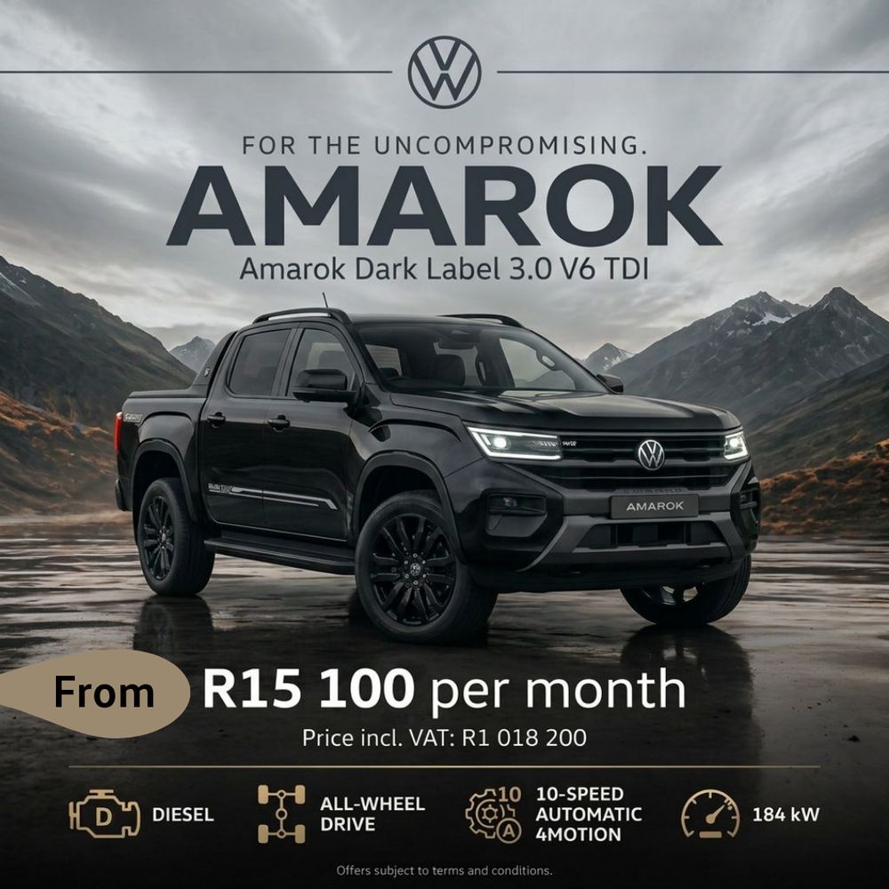Volkswagen Amarok Dark Label 3.0 V6 TDI image from NTT Volkswagen